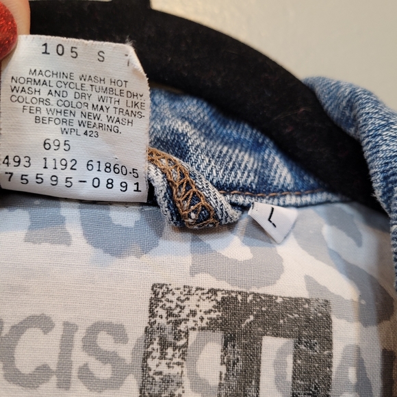 Levi's 90's Vintage Silvertab Jean Denim Vest - Picture 9 of 12